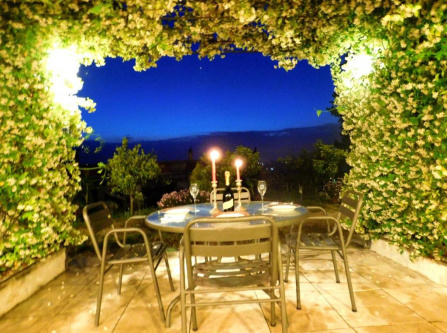 House with 2 bedrooms in Corfu with wonderful lake view enclosed garden and WiFi 500 m from the beach