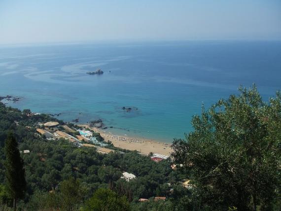 'Pelekas Beach, Corfu' - Korfu