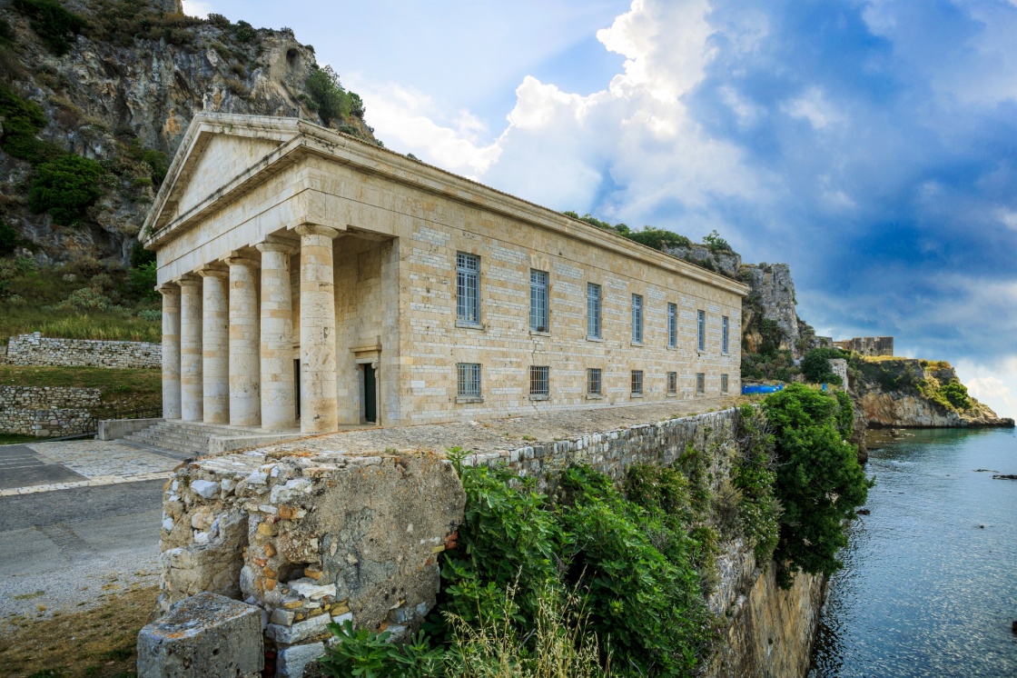 'Old byzantine fortress on the Greek island of Corfu (Kerkyra)' - Korfu